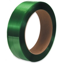 5/8" x 2200' - 16 x 3" Core Polyester Strapping - Smooth