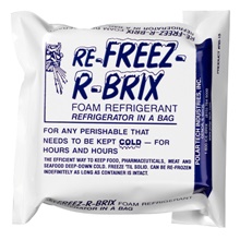 4 1/2 x 4 x 1 1/2" Re-Freez-R-Brix® Cold Bricks