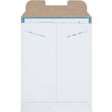 9 x 11 1/2" White Stayflats® Mailers