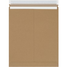 12 3/4 x 15" Kraft Self-Seal Stayflats Plus® Mailers