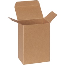 4 x 2 1/2 x 6" Kraft Reverse Tuck Folding Cartons