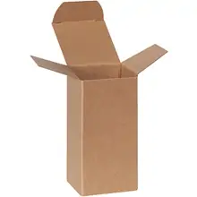 2 x 2 x 4" Kraft Reverse Tuck Folding Cartons