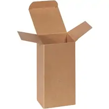 3 x 3 x 6" Kraft Reverse Tuck Folding Cartons