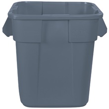 Rubbermaid® Brute® Square Trash Can - 28 Gallon, Gray