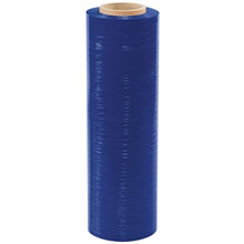 18" x 80 Gauge x 1500' Blue Cast Hand Stretch Film