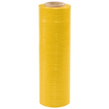 18" x 80 Gauge x 1500' Yellow Cast Hand Stretch Film