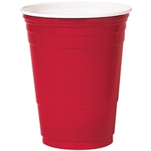 Solo® Party Cups - 16 oz, Red