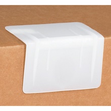3 1/2 x 2" - White Plastic Strap Guards