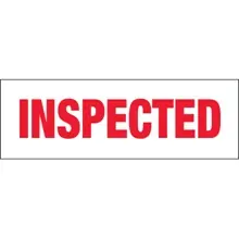 3" x 110 yds. - "Inspected" Tape Logic® Messaged Carton Sealing Tape