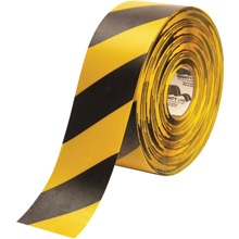 4" x 100' Yellow/Black Mighty Line⢠Deluxe Safety Tape