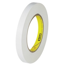 1/2" x 60 yds. (12 Pack) 3M™ 256 White Flatback Tape