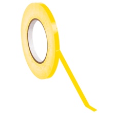3/8" x 180 yds. Yellow (16 Pack) Bag Tape