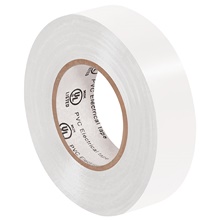 3/4" x 20 yds. White Electrical Tape