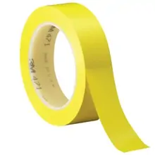 1" x 36 yds. (6 Pack) Yellow 3M Vinyl Tape 471