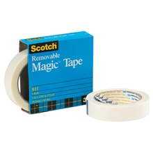 1" x 72 yds. Scotch® Magic™ Tape 811 (Removable)