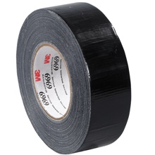 2" x 60 yds. Black 3M™ 6969 Duct Tape