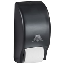 Twin Bathroom Tissue Dispenser - Black