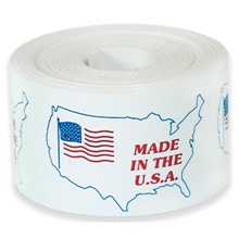 3 x 4" - "Made in the U.S.A." Labels