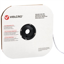 1/2" - Hook - White VELCRO® Brand Tape - Individual Dots