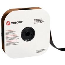 2" x 75' - Hook - Black VELCRO® Brand Tape - Individual Strips