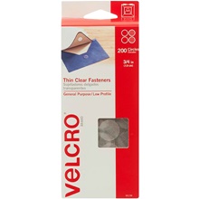 3/4" Dots - Clear VELCRO® Brand Tape - Combo Pack