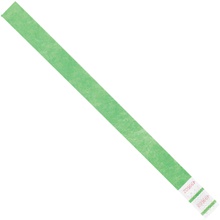 3/4 x 10" Green Tyvek® Wristbands