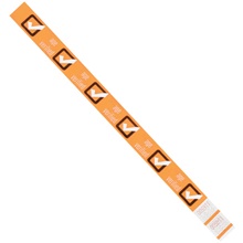 3/4 x 10" Orange "Age Verified" Tyvek® Wristbands