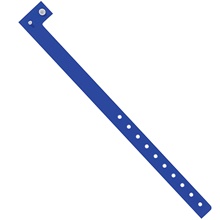 3/4" x 10" Navy Plastic Wristbands