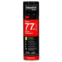3M™ Super 77™ CA Multipurpose Spray Adhesive, Low VOC <25%, Clear, 24 fl oz (Net Wt 18.0 oz)