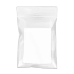 White Block Poly Bags