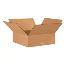 17 x 17 x 6" Flat Corrugated Boxes