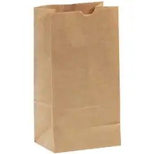 6 x 3 5/8 x 11" Kraft Hardware Bags