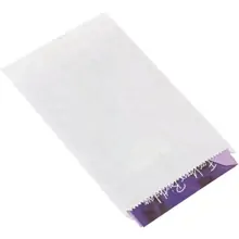 6 1/4 x 9 1/4" White Flat Merchandise Bags