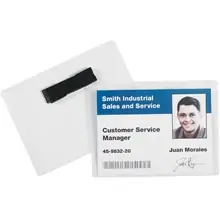 4 x 3" Magnetic Badge Holders