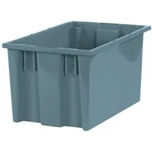 16 x 10 x 8 7/8" Gray Stack & Nest Containers