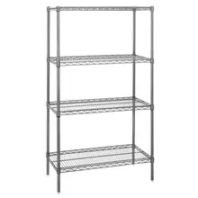 48 x 12 x 86" - 4 Shelf Wire Shelving Starter Unit