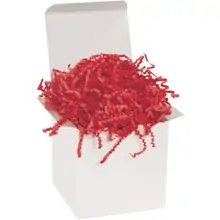 10 lb. Red Crinkle Paper
