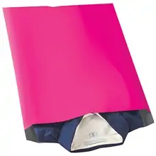 14 1/2 x 19" Pink Poly Mailers