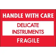 2 x 3" - "Delicate Instruments - HWC" - Fragile Labels