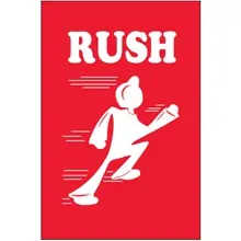 2 x 3" - "Rush" Labels