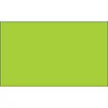 3 x 5" Fluorescent Green Inventory Rectangle Labels