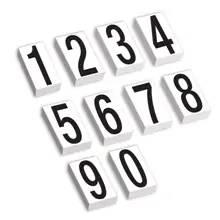 3 1/2" Vinyl Warehouse Number Kit Labels