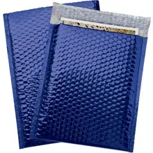 9 x 11 1/2" Blue Glamour Bubble Mailers