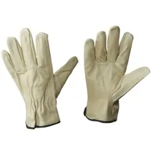 Pigskin Leather Driver's Gloves - Medium