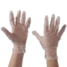 Vinyl Gloves - Clear - 3 Mil Powdered - Xlarge