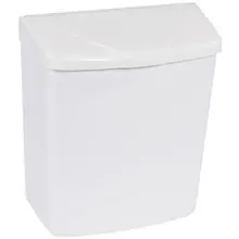 White Wall Mountable Sanitary Napkin Receptacle