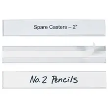 1 x 6" Hol-Dex® Self-Adhesive Plastic Label Holders