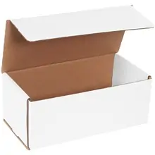 10 x 5 x 4" White Corrugated Mailers