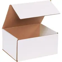 10 x 8 x 5" White Corrugated Mailers