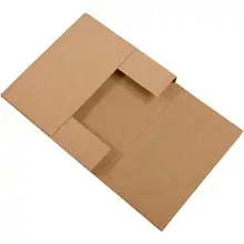 14 x 14 x 4" Kraft Easy-Fold Mailers